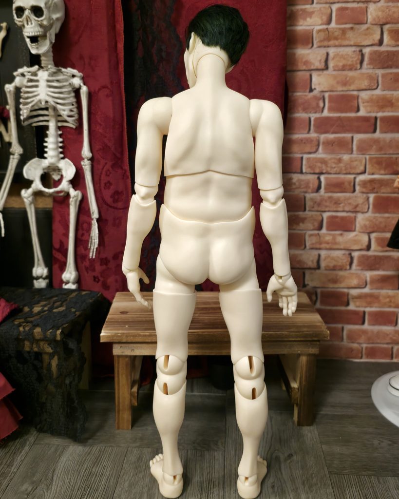 Final resin printed Daniel doll posing